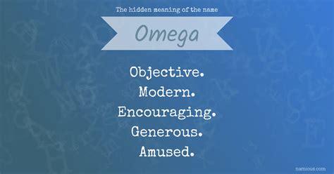 omega meaning in english